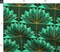 Lotus Floral Green Yellow Geometric Scallop Fan Turquoise Luxe Abstract Custom Printed Fabric by Spoonflower Various Fabrics by the Yard or Fat Quarter